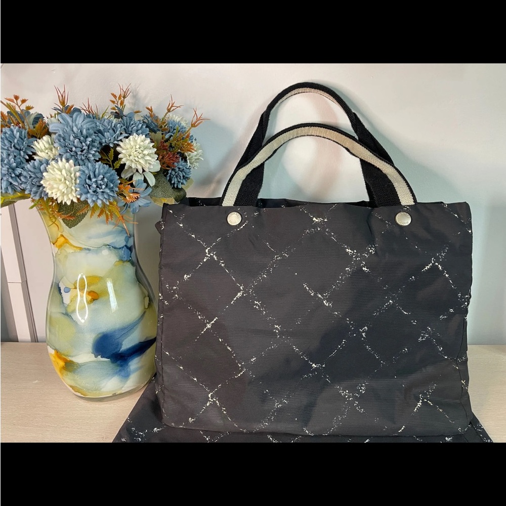 Elegant Black Tote Bag